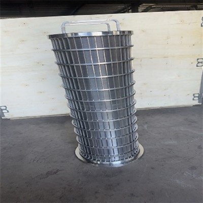 Korróziógátló ékhuzalos szitacső