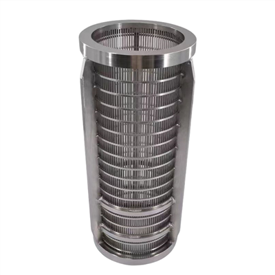 Hengeres Ss 304 ékhuzalos szitacső