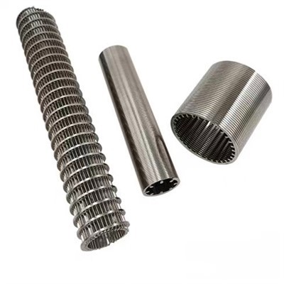 Nagy szilárdságú ékhuzalos szitacső