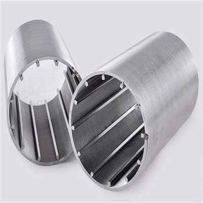 Rozsdamentes acél huzalba csomagolt kútszűrő cső